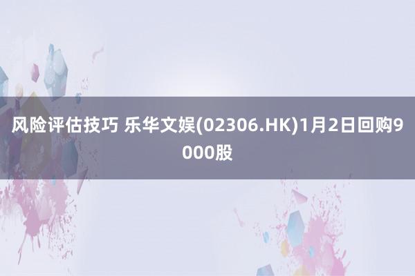 风险评估技巧 乐华文娱(02306.HK)1月2日回购9000股