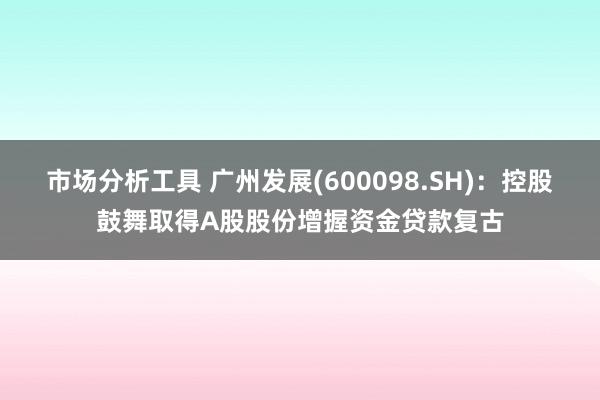 市场分析工具 广州发展(600098.SH)：控股鼓舞取得A股股份增握资金贷款复古