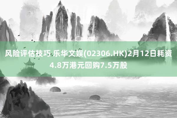 风险评估技巧 乐华文娱(02306.HK)2月12日耗资4.8万港元回购7.5万股