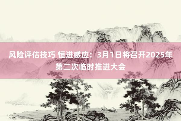 风险评估技巧 恒进感应：3月1日将召开2025年第二次临时推进大会